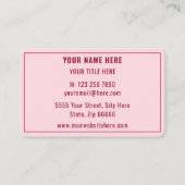 会社パーソナライズされたのプロモーション名刺 名刺 (正面)