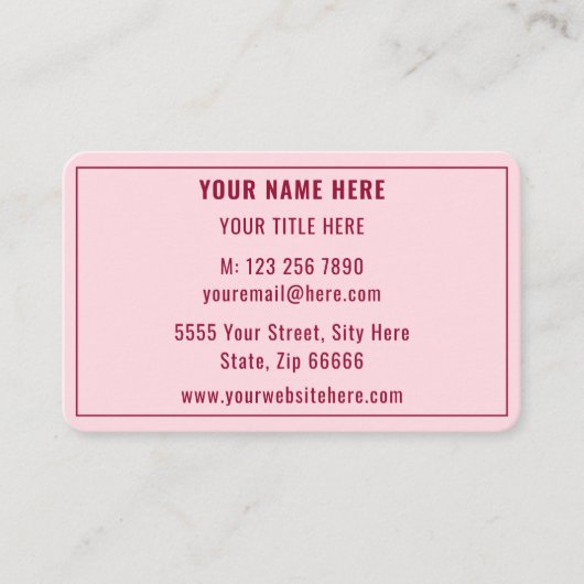 会社パーソナライズされたのプロモーション名刺 名刺 (正面)