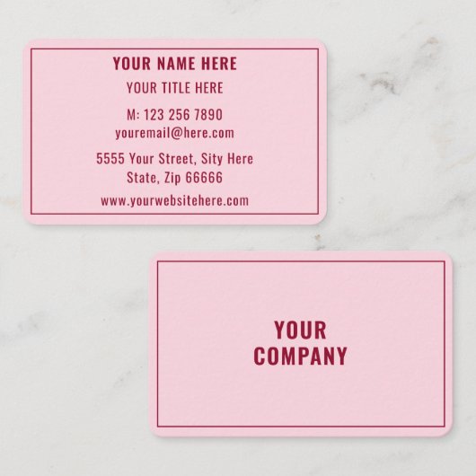 会社パーソナライズされたのプロモーション名刺 名刺 (正面/裏面)