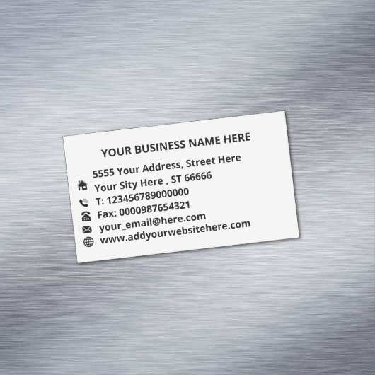 会社パーソナライズされたの名刺マグネット マグネット名刺 (インサイチュ)