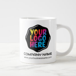 会社パーソナライズされたの販促ロゴ ジャンボコーヒーマグカップ