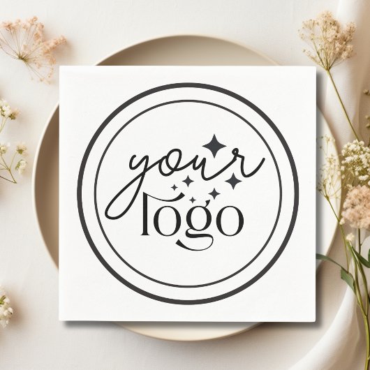 会社パーソナライズされたロゴカクテルナプキンス スタンダードカクテルナプキン