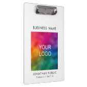 会社パーソナライズされたロゴビジネス企業の クリップボード (右)