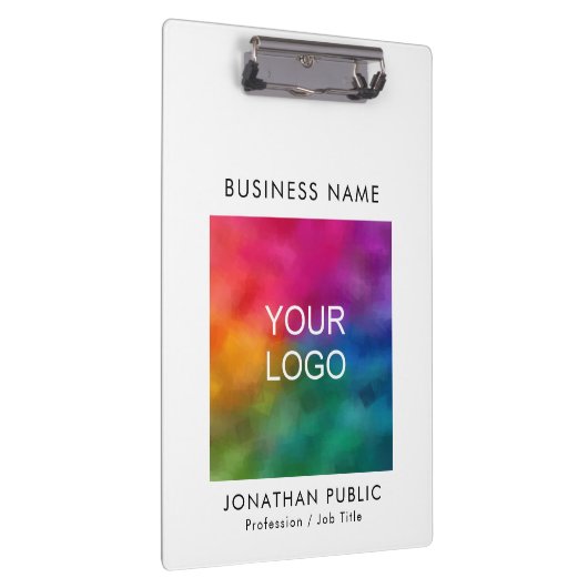 会社パーソナライズされたロゴビジネス企業の クリップボード (右)