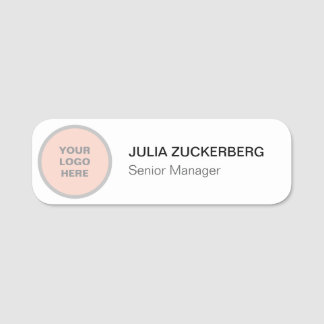 会社パーソナライズされたロゴ名タグ 名札