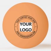 会社パーソナライズされたロゴ文字ピンポンボール 卓球ボール (正面)