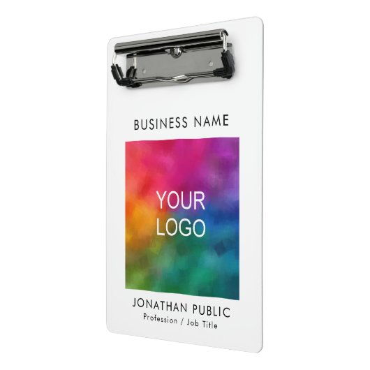 会社パーソナライズされたロ企業のゴ事業 ミニクリップボード (アングル2)