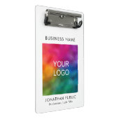 会社パーソナライズされたロ企業のゴ事業 ミニクリップボード (アングル)