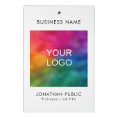 会社パーソナライズされたロ企業のゴ事業 ミニクリップボード (裏面)