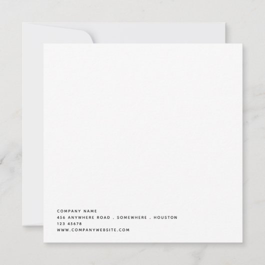 会社ファミリーデイロゴの背景招待状 招待状 (裏面)