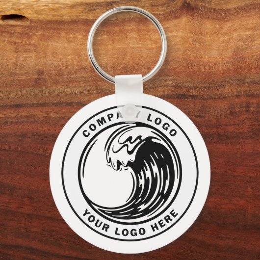 会社ブランドロゴの追加カスタム方法 キーホルダー (正面)