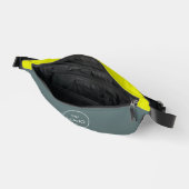 会社ブルーイエローベリーバッグロゴファニーパック ファニーパック (見開き)