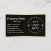 会社プロフェッショナルロゴデザイン名刺 名刺 (正面)