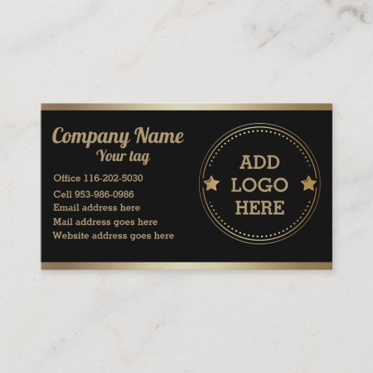 会社プロフェッショナルロゴデザイン名刺 名刺 (正面)