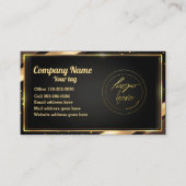 会社プロフェッショナルロゴデザイン名刺 名刺 (正面)