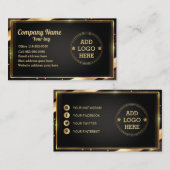 会社プロフェッショナルロゴデザイン名刺 名刺 (正面/裏面)