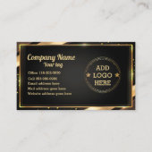 会社プロフェッショナルロゴデザイン名刺 名刺 (正面)