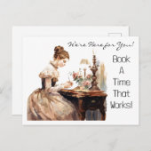 会社マーケティング事業葉書 ポストカード (正面/裏面)