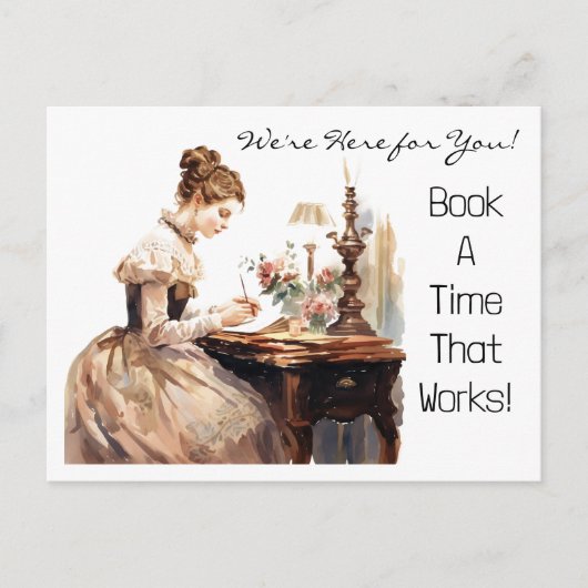 会社マーケティング事業葉書 ポストカード (正面)