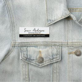 会社モダンのビジネスプロフェッショナルの追加企業の 名札