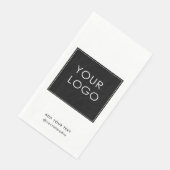 会社モダンのビジ企業のネスロゴ白 (コーナー)