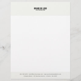 会社モダンのロゴテンプレート レターヘッド