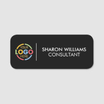 会社モダンのロゴ従業員の磁気