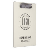 会社モダンカスタムロゴ・ビジネス・ブランド クリップボード (右)