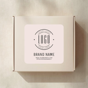 会社モダンカスタムロゴ・ビジネス・ブランド スクエアシール