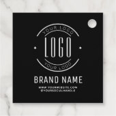 会社モダンカスタムロゴ・ビジネス・ブランド フェイバータグ (裏面)