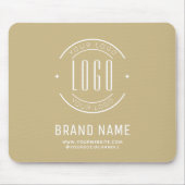 会社モダンカスタムロゴ・ビジネス・ブランド マウスパッド (正面)