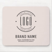 会社モダンカスタムロゴ・ビジネス・ブランド マウスパッド (正面)