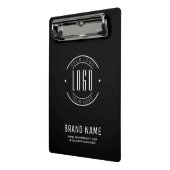 会社モダンカスタムロゴ・ビジネス・ブランド ミニクリップボード (アングル2)