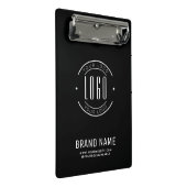 会社モダンカスタムロゴ・ビジネス・ブランド ミニクリップボード (アングル)