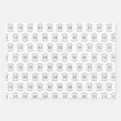 会社モダンカスタムロゴ・ビジネス・ブランド ラッピングペーパーシート (正面2)