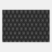 会社モダンカスタムロゴ・ビジネス・ブランド ラッピングペーパーシート (正面)