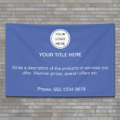 会社モダンロゴのプロモ広告ーション文字 横断幕