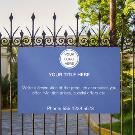 会社モダンロゴのプロモ広告ーション文字 横断幕