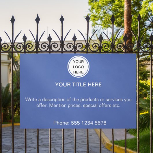 会社モダンロゴのプロモ広告ーション文字 横断幕