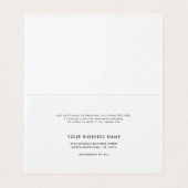 会社モダンロゴビジネスサンキューカード (内部フラット)