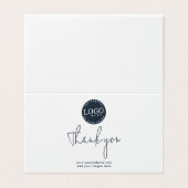 会社モダンロゴビジネスサンキューカード (外部フラット)