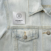 会社モダンロゴプロフェッショナルシルバー 名札 (インサイチュ)