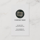 会社モダンロゴ |ビジネスプロモーション 割引カード (裏面)