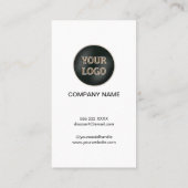 会社モダンロゴ |ビジネスプロモーション 割引カード (裏面)