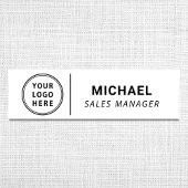 会社モダンロゴ 名札