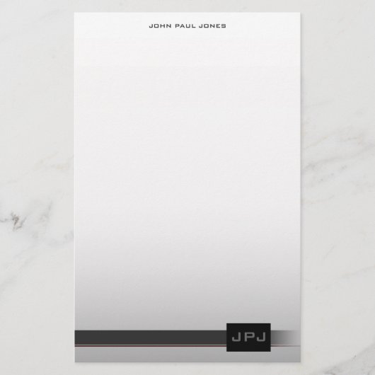 会社モダン002 便箋 (正面)