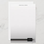 会社モダン002 便箋 (正面/裏面)