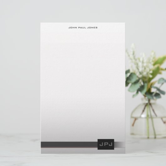 会社モダン002 便箋 (スタンド正面)
