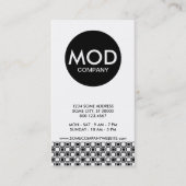 会社モダン 名刺 (正面)