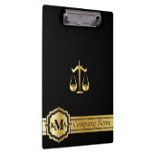 会社モノグラムスタイル |法則 |弁護士 | DIY文字 クリップボード (右)